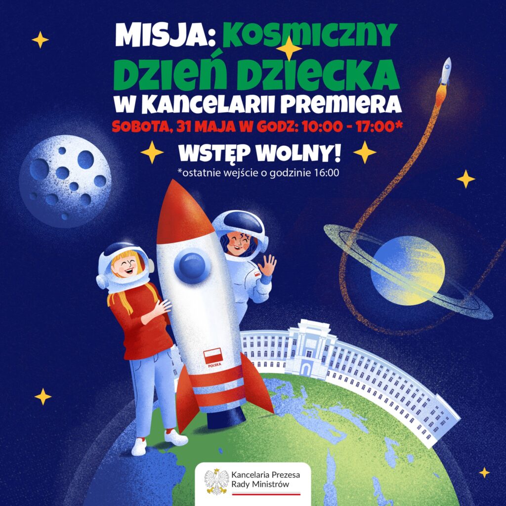 Kosmiczny Dzień Dziecka w Kancelarii Premiera