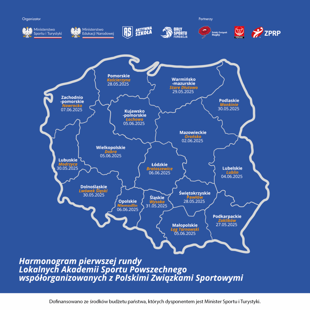 Zaproszenie do udziału w Lokalnych Akademiach Sportu Powszechnego