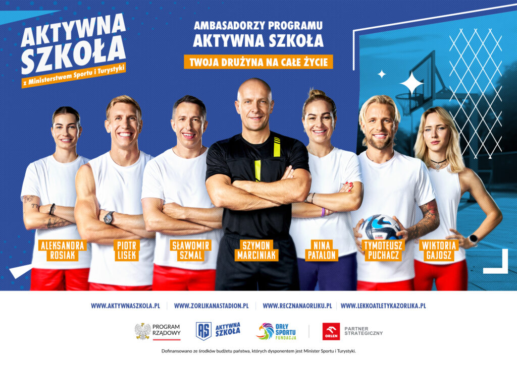 Szymon Marciniak wraz z gwiazdami świata sportu zachęca do udziału w kampanii społecznej – Aktywna Szkoła